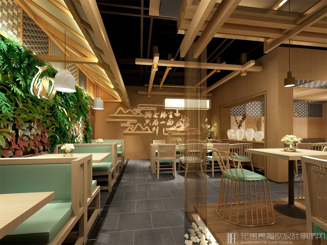 深圳餐廳設(shè)計(jì)：餐飲店的柱子，該如何做隱藏式處理和設(shè)計(jì)!
