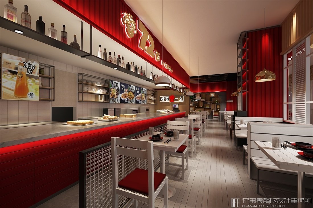 【72街】快餐店餐飲空間設(shè)計(jì)案例圖片1