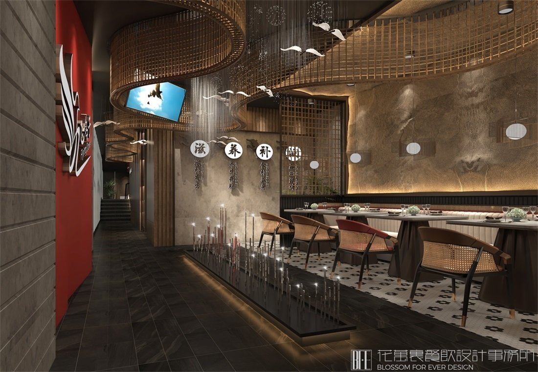 【飛鴿子】中餐餐飲空間設(shè)計(jì)案例圖片 3