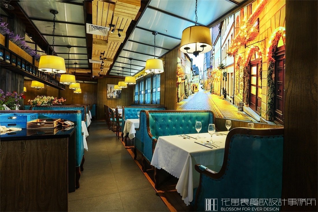 【領(lǐng)鮮】自助餐餐飲空間設(shè)計案例圖片 10