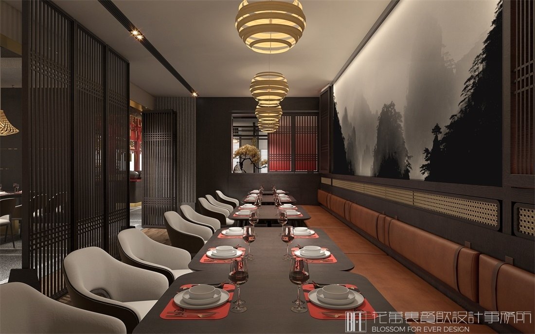 【湘古肴】中餐餐飲空間設計案例圖片 6